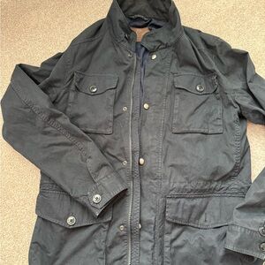 Massimo Dutti navy field Jacket